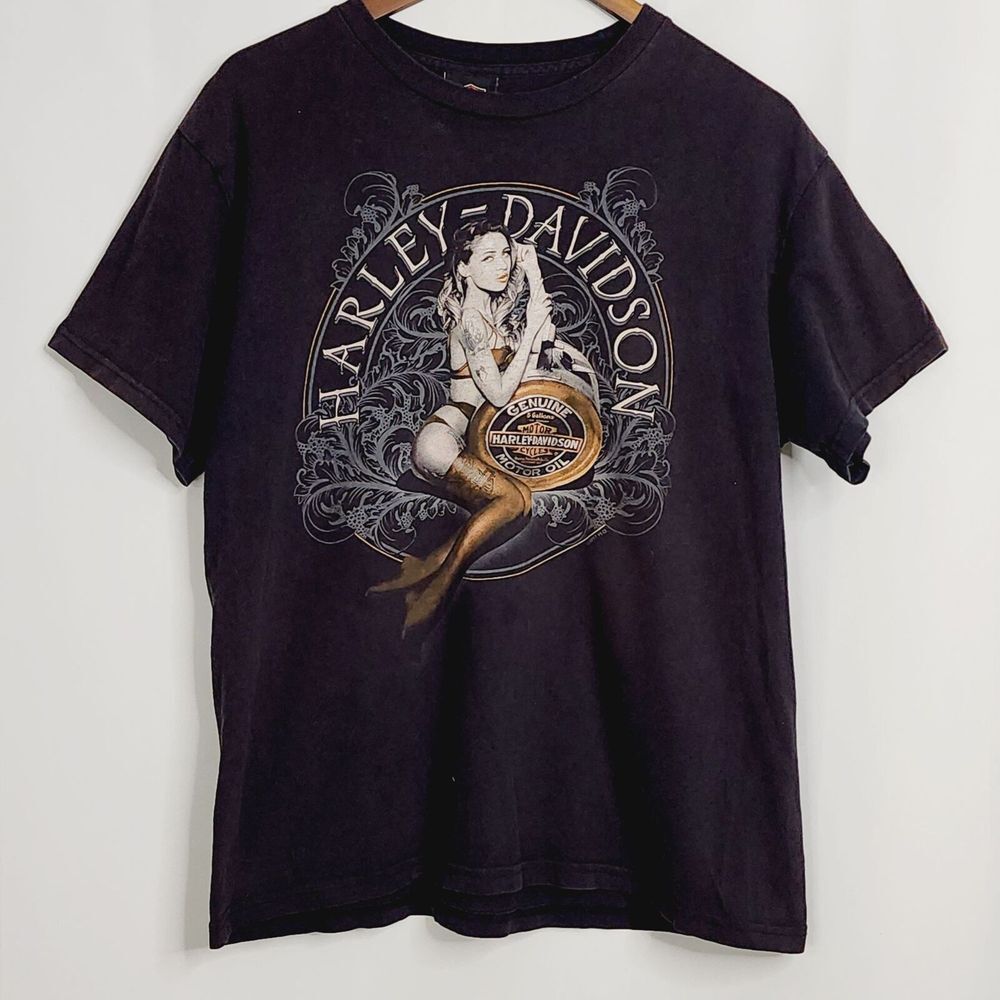 Harley Davidson Vintage Shirt House of Thunder Morgan Hill California Large